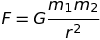 Newton slaw of universal gravitation
