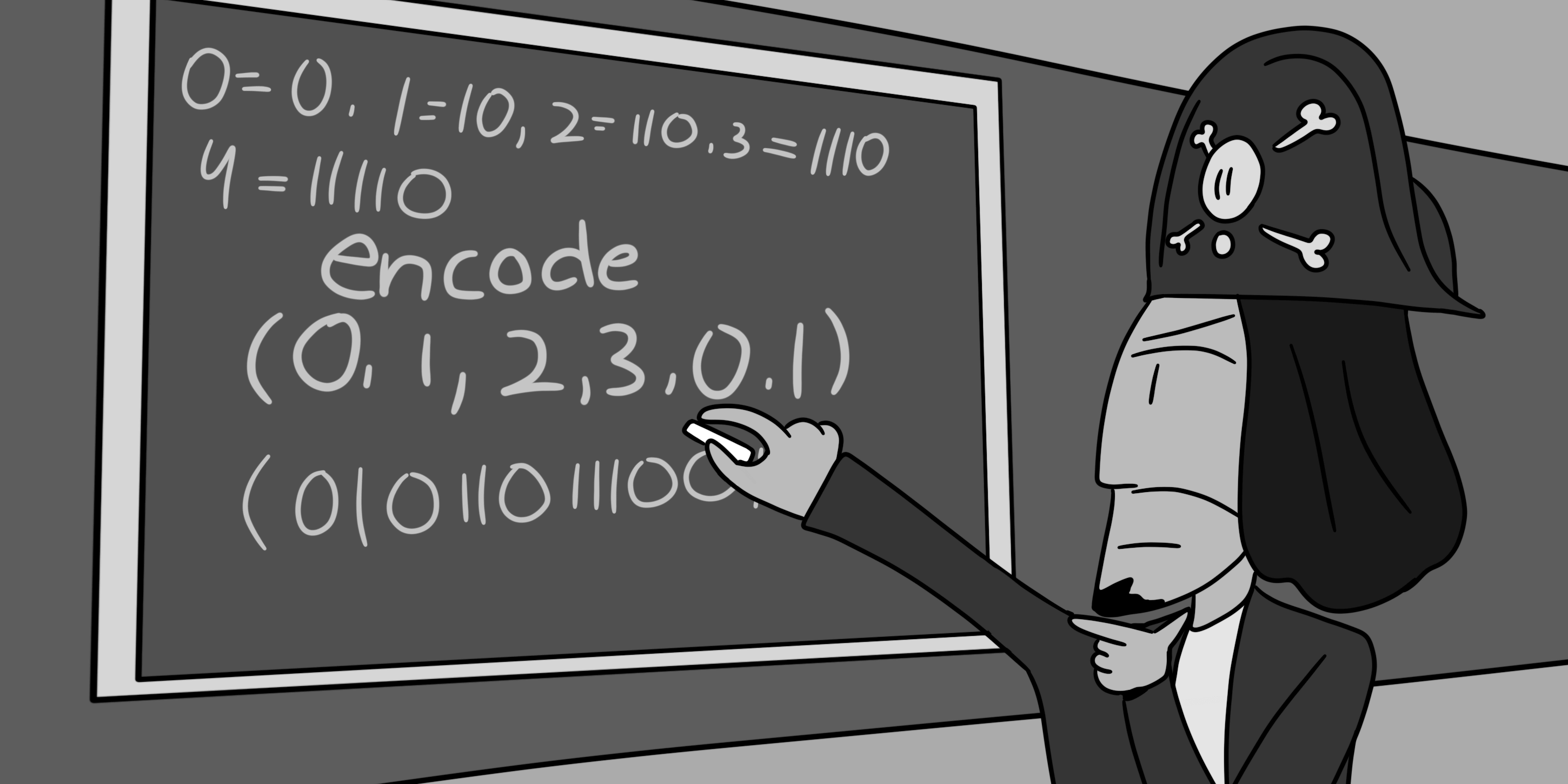 Convert number to textual unary encoding