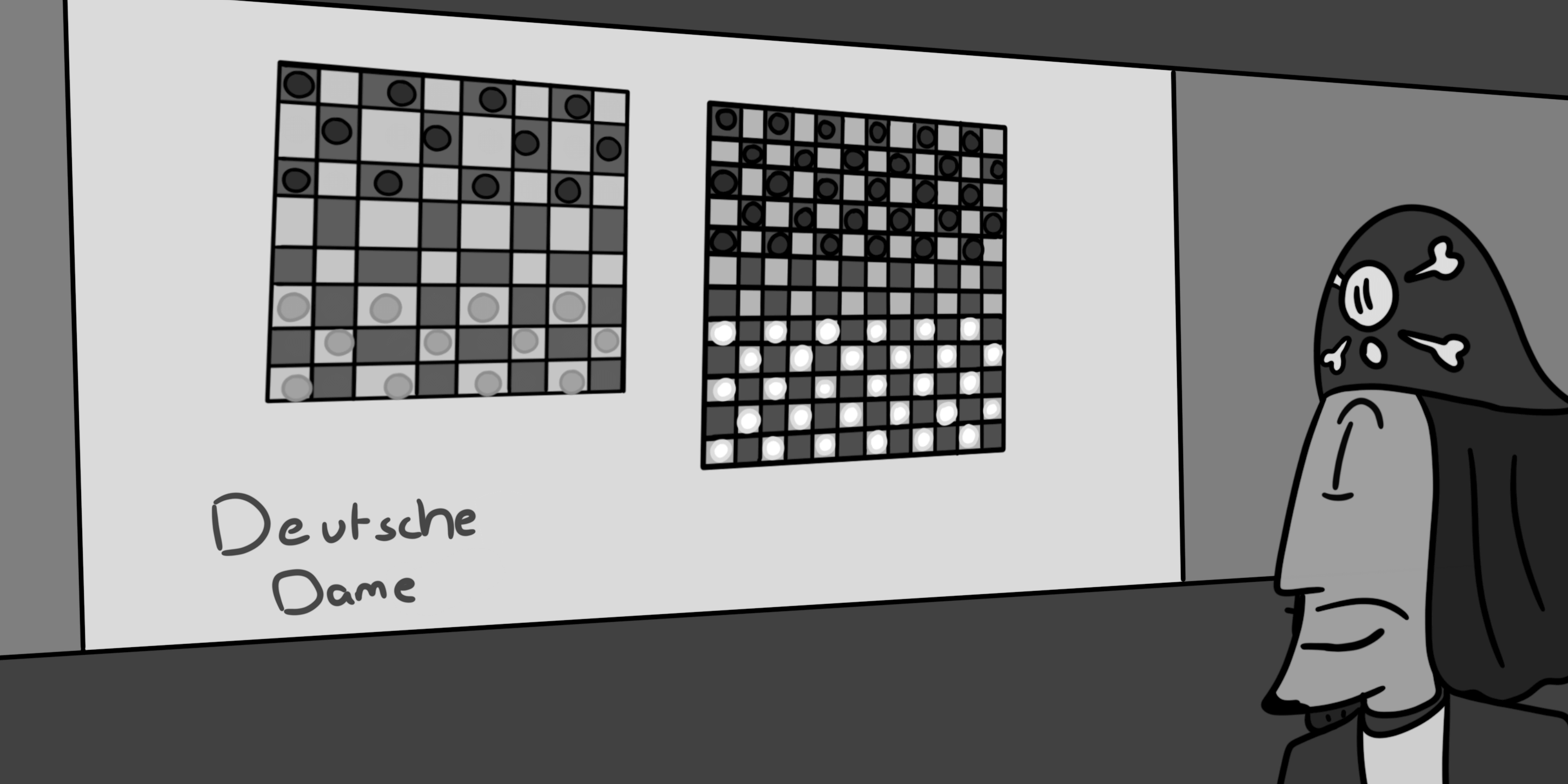 Output simple chessboard