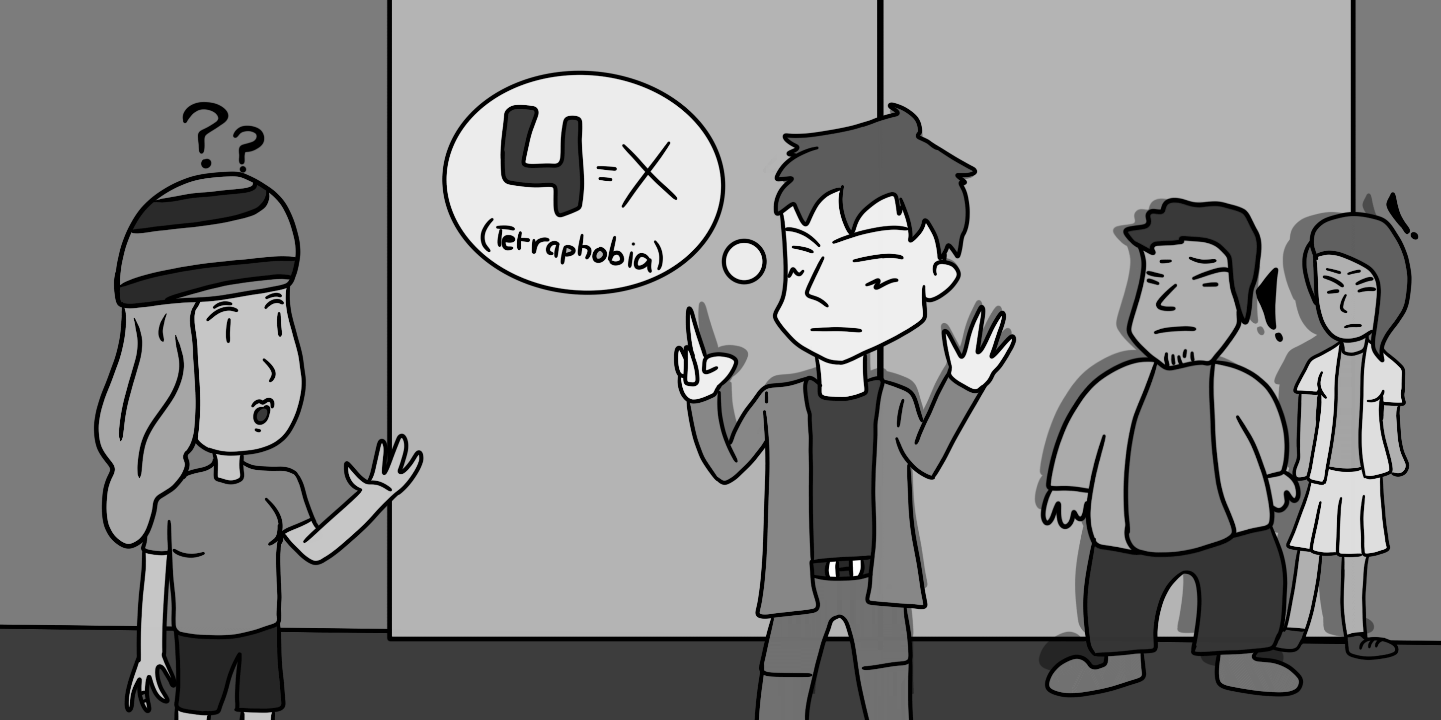 tetraphobia